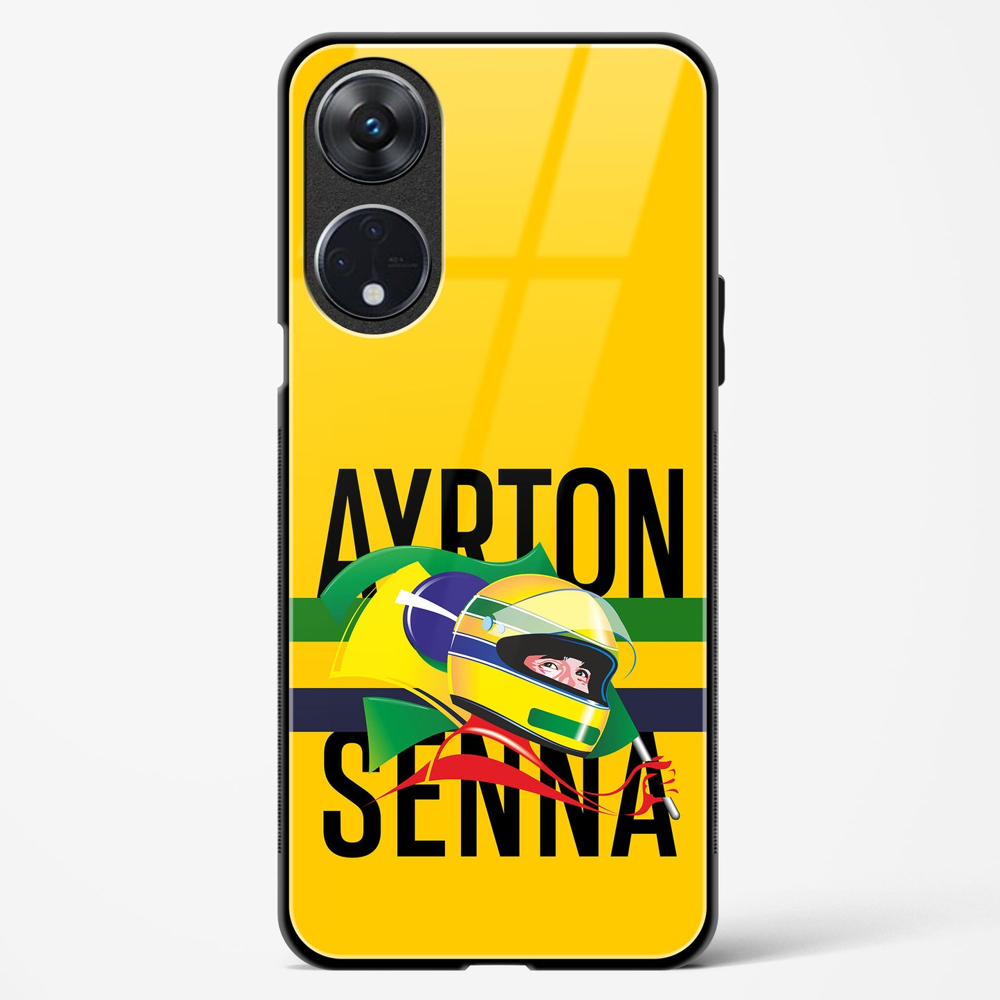 Ayrton Senna Glass Case Phone Cover