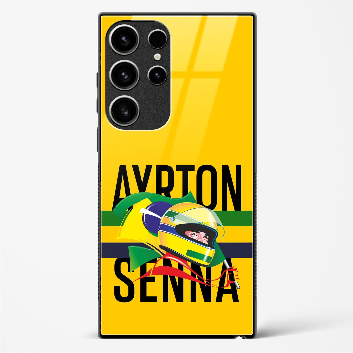 Ayrton Senna Glass Case Phone Cover