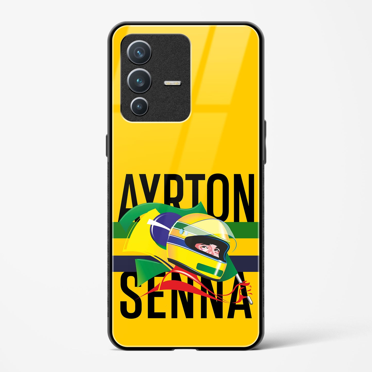Ayrton Senna Glass Case Phone Cover