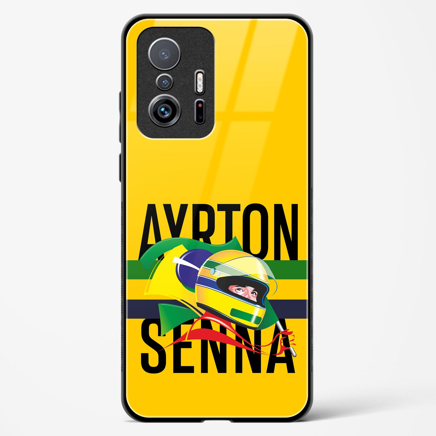 Ayrton Senna Glass Case Phone Cover