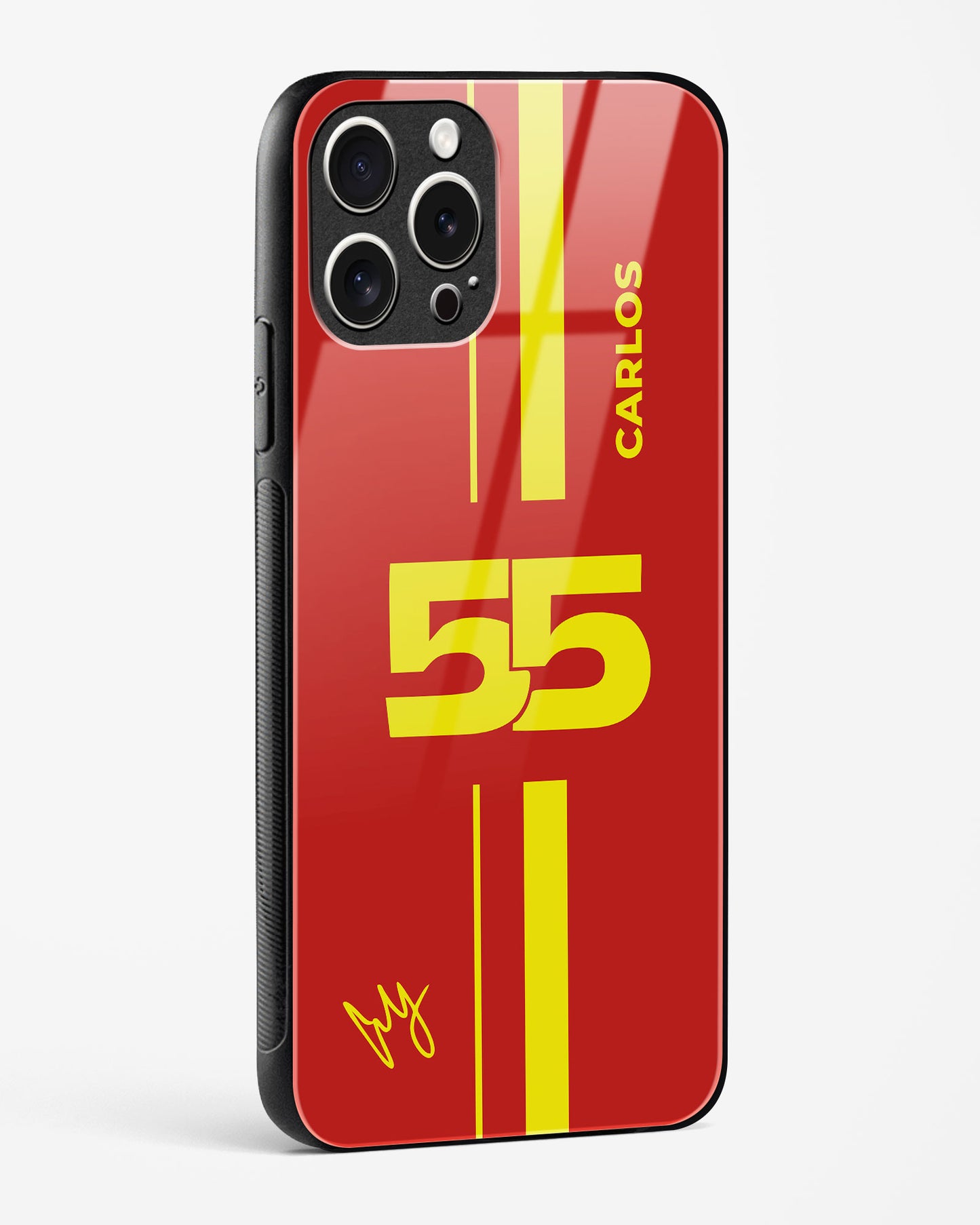 Carlos Sainz 55 Glass Case Phone Cover