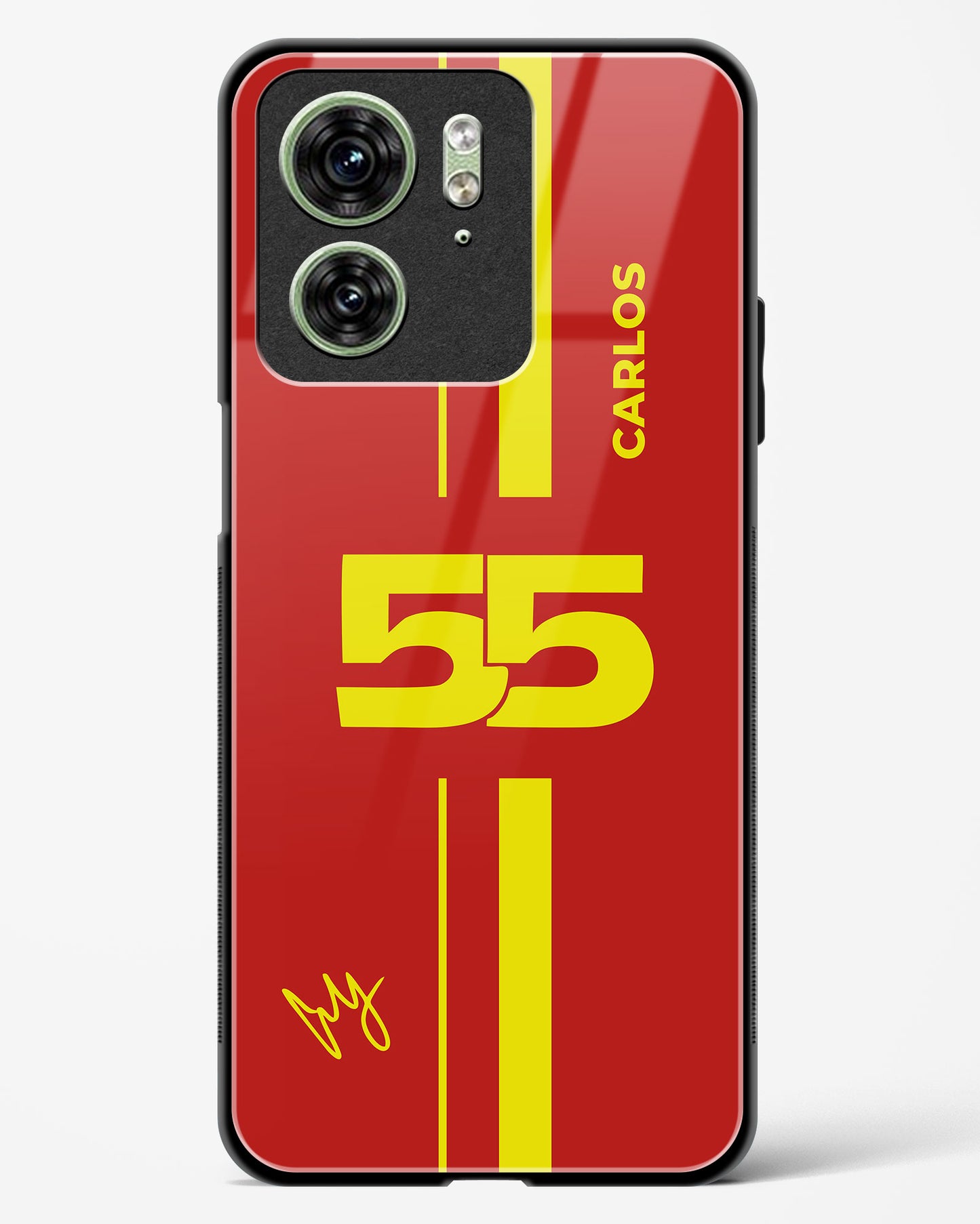 Carlos Sainz 55 Glass Case Phone Cover