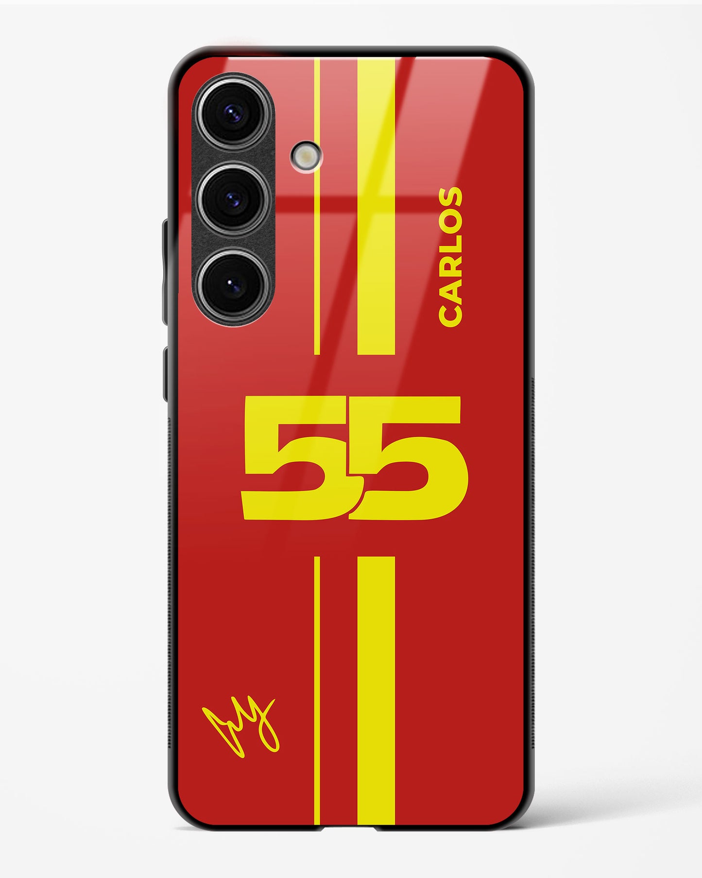 Carlos Sainz 55 Glass Case Phone Cover