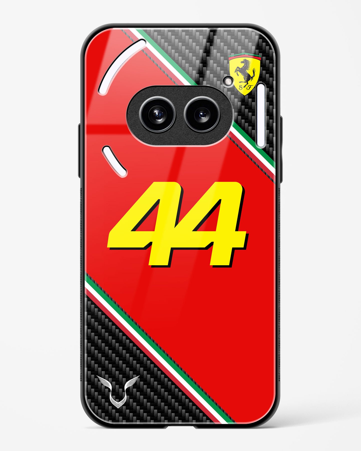 Lewis Hamilton 44 Ferrari Glass Case Phone Cover