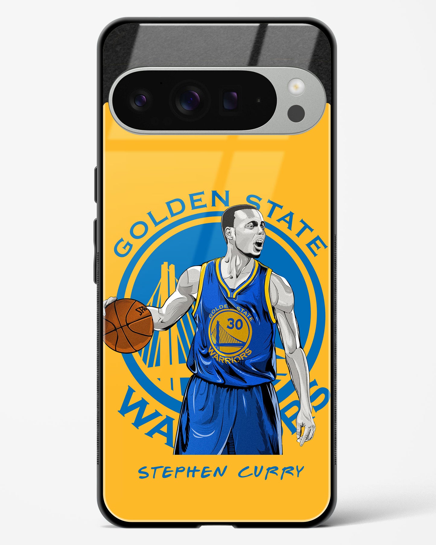 Stephen Curry Warriors Glass Case Phone Cover