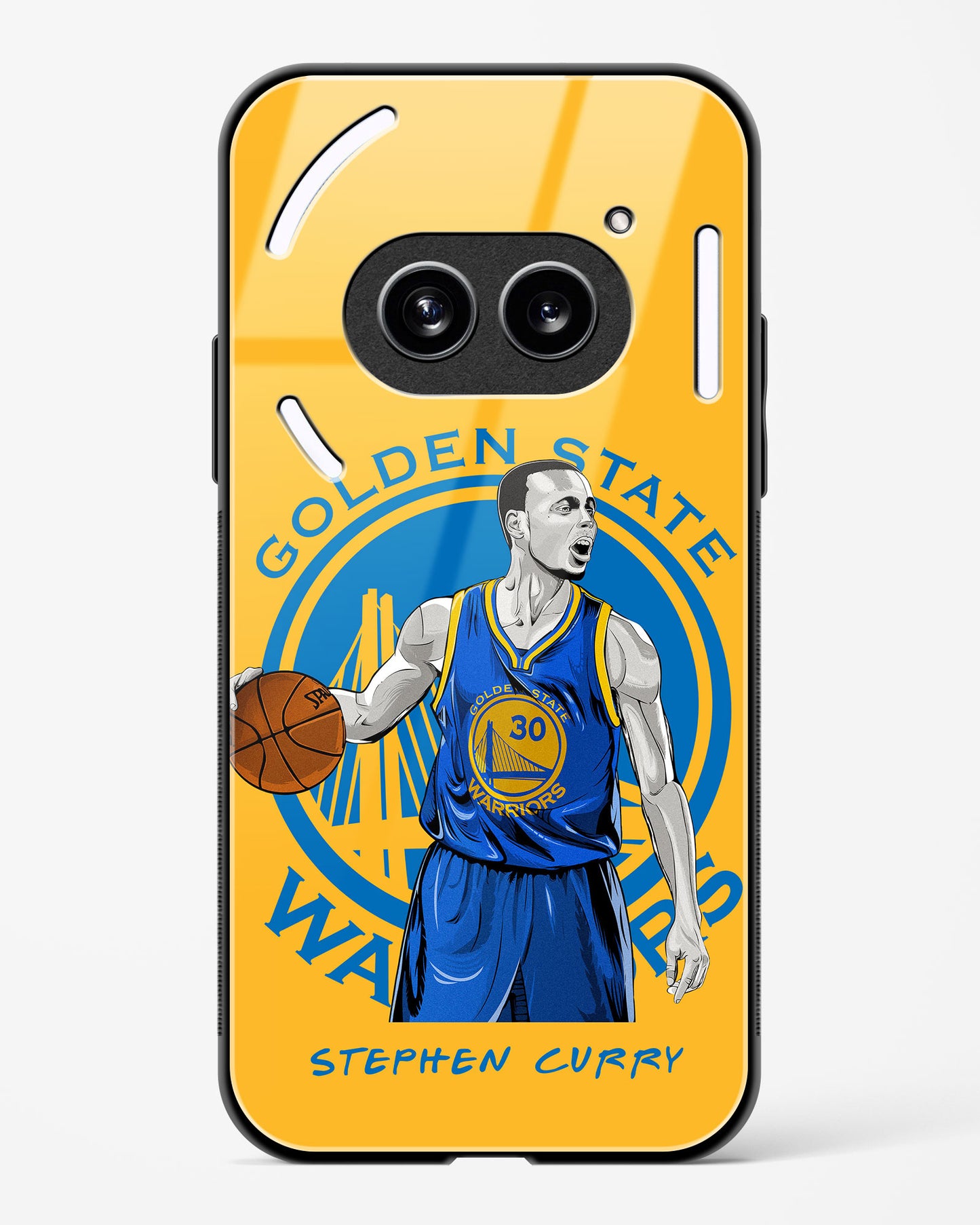 Stephen Curry Warriors Glass Case Phone Cover