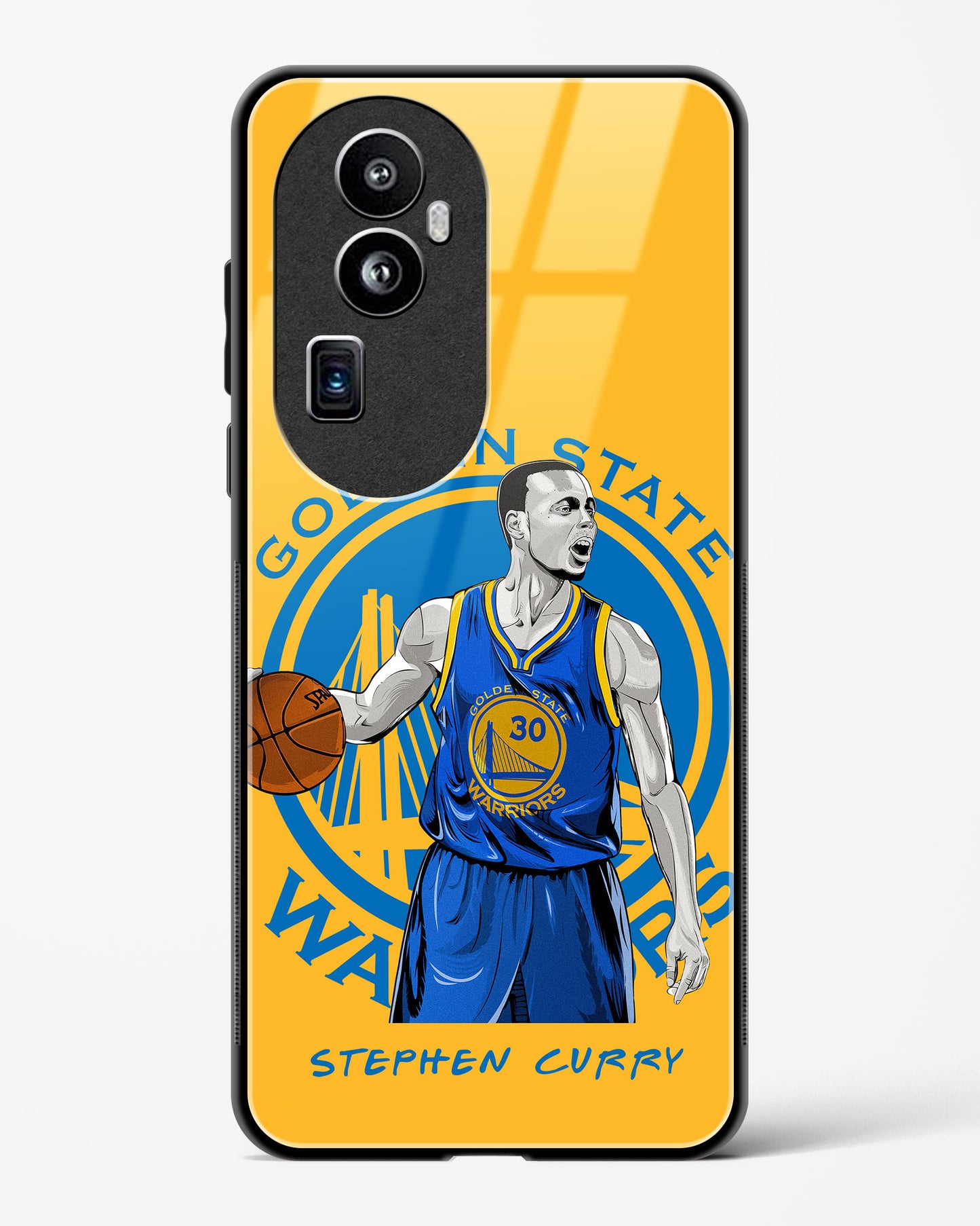 Stephen Curry Warriors Glass Case Phone Cover