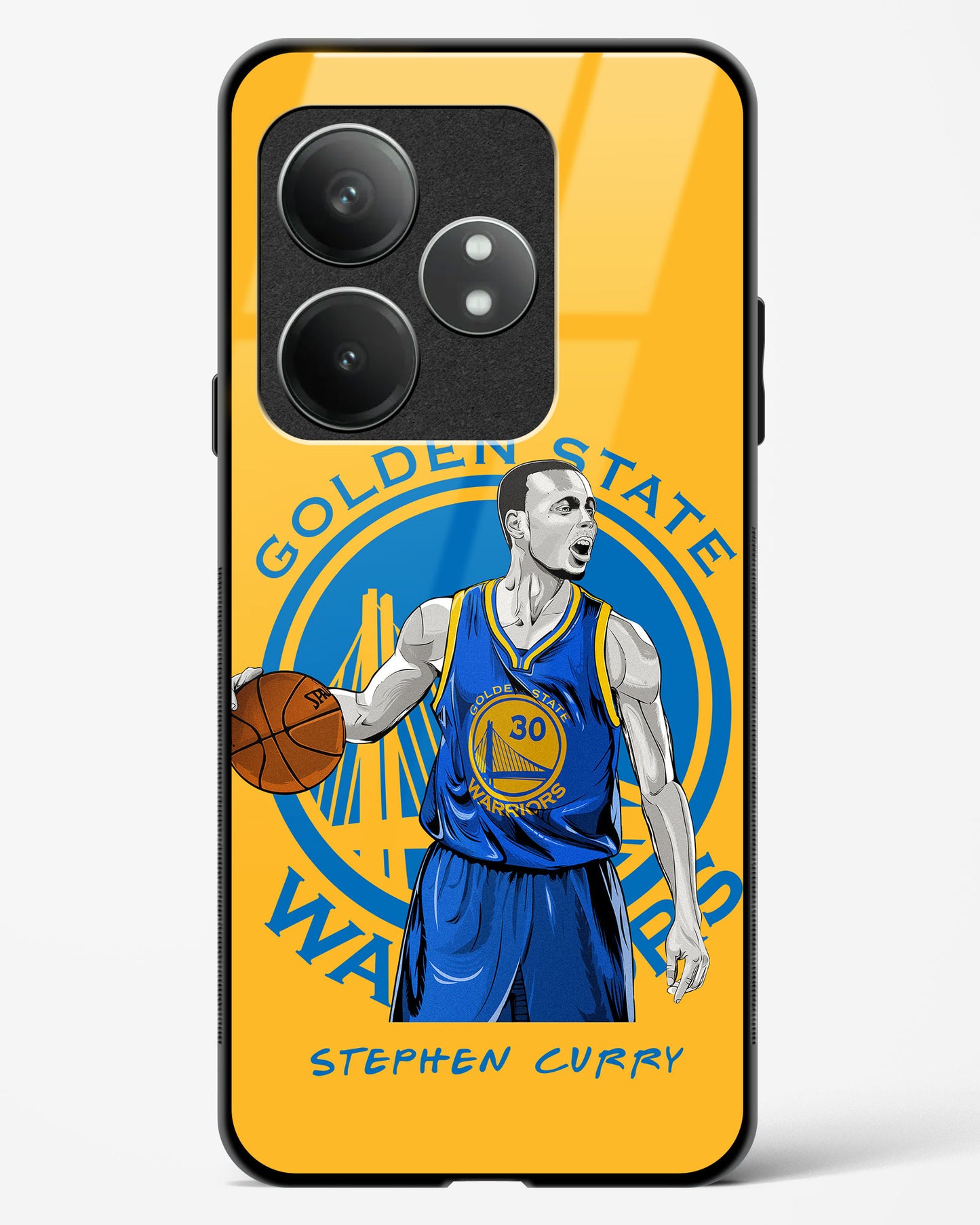 Stephen Curry Warriors Glass Case Phone Cover