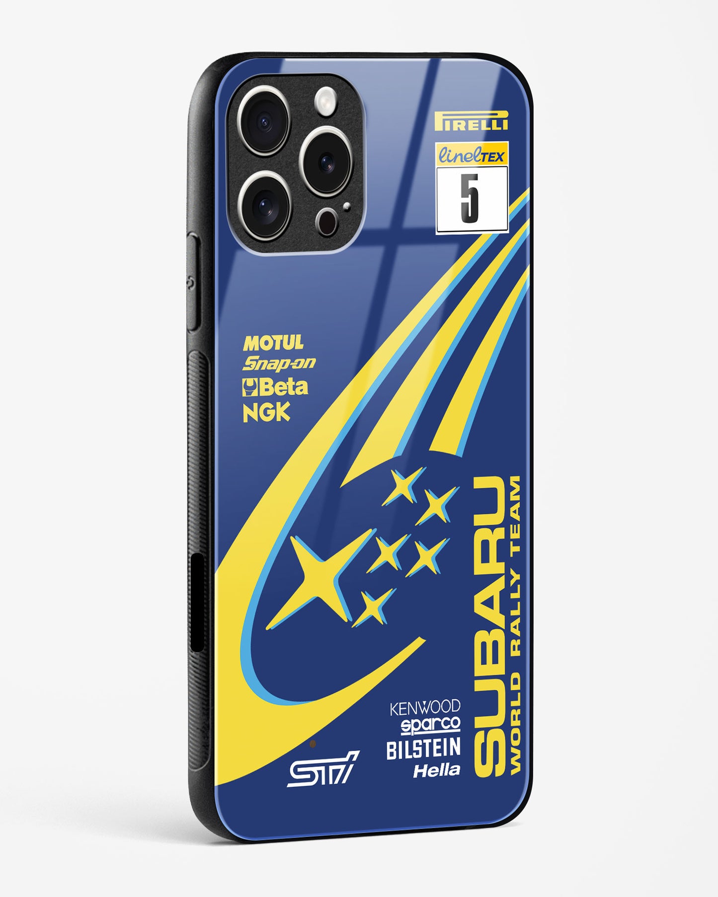 Subaru World Rally Team Glass Case Phone Cover