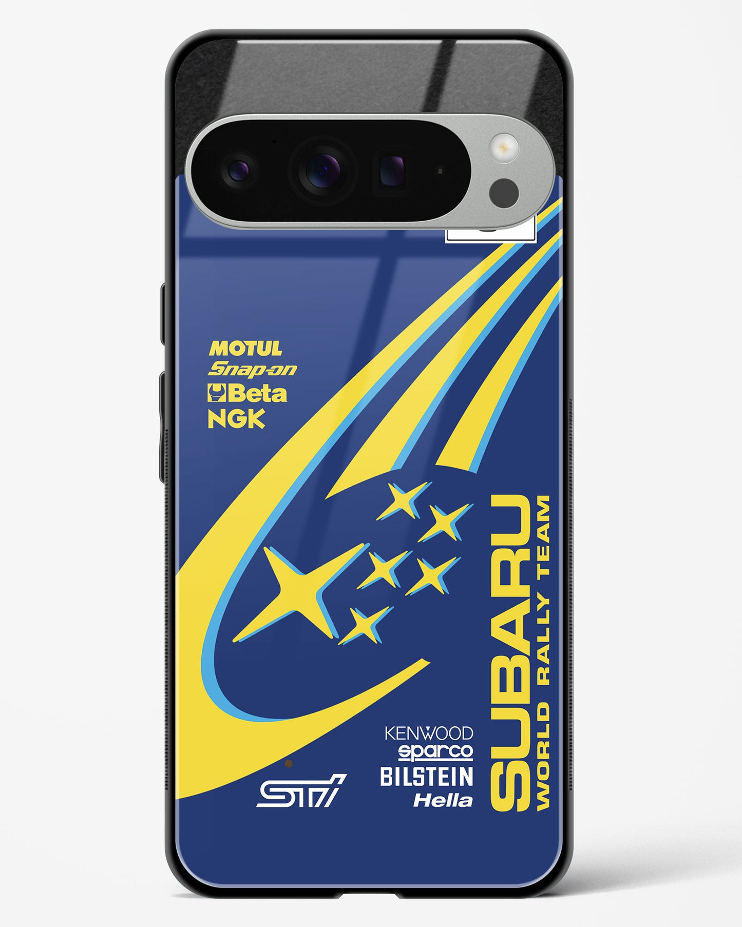 Subaru World Rally Team Glass Case Phone Cover