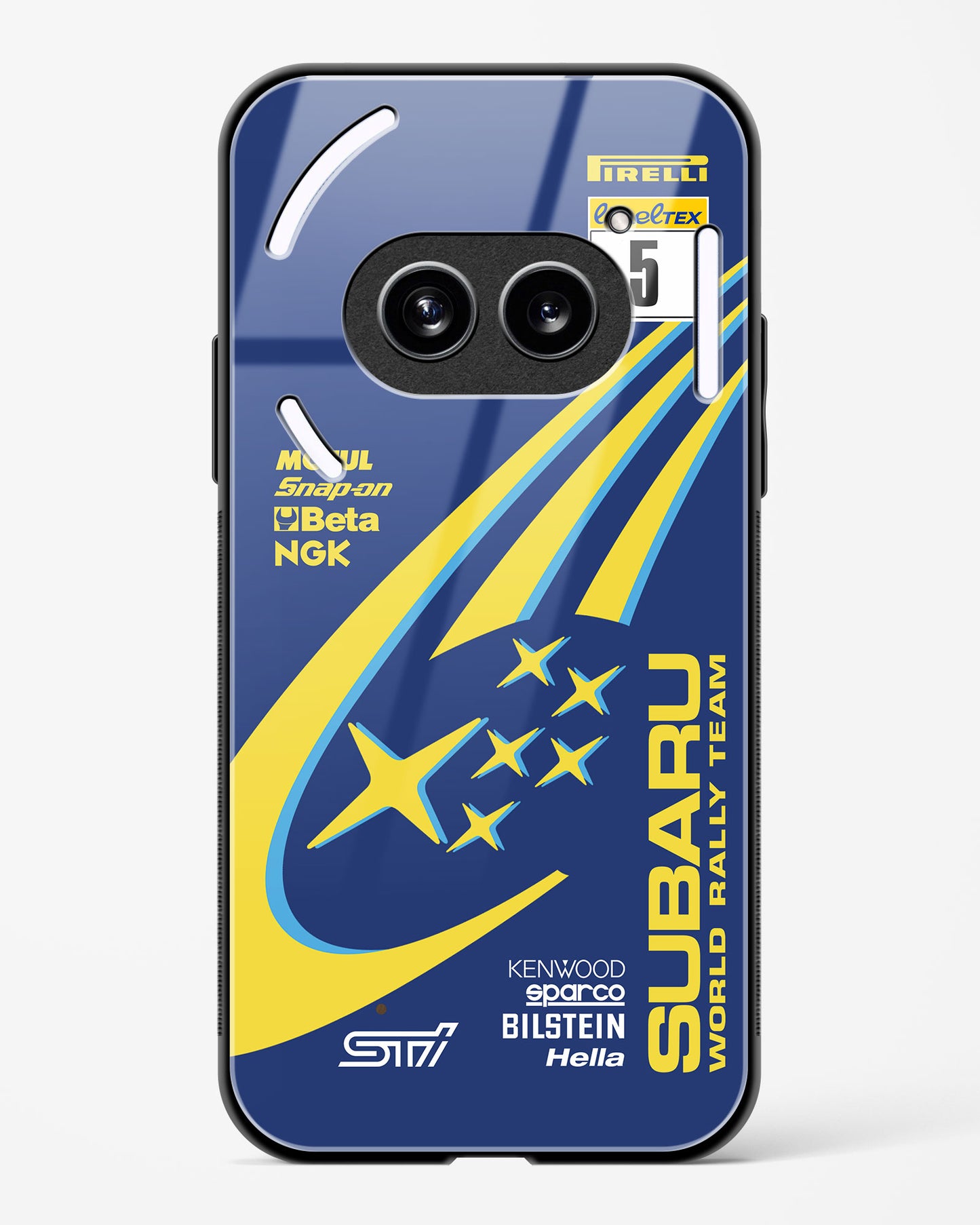 Subaru World Rally Team Glass Case Phone Cover