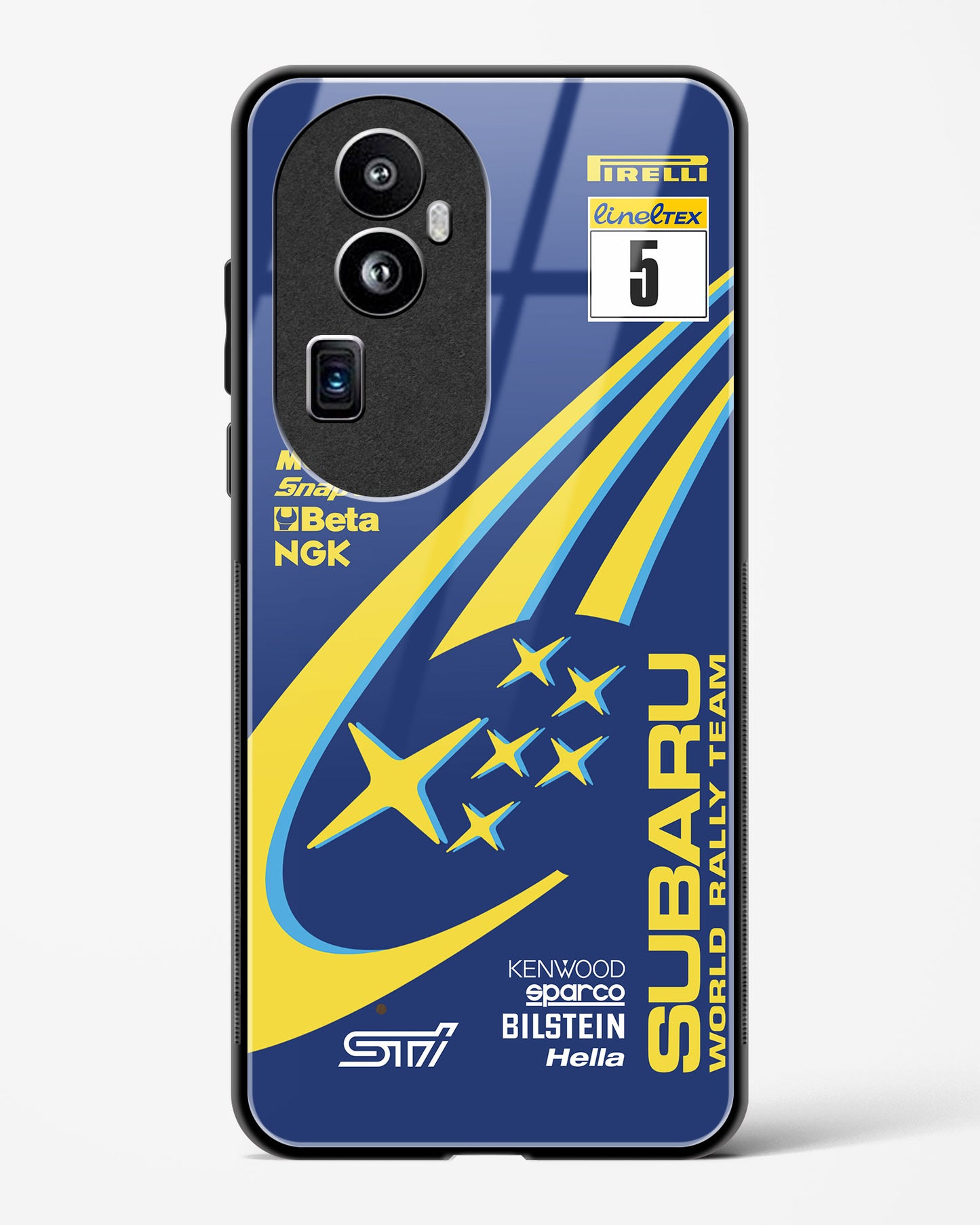 Subaru World Rally Team Glass Case Phone Cover