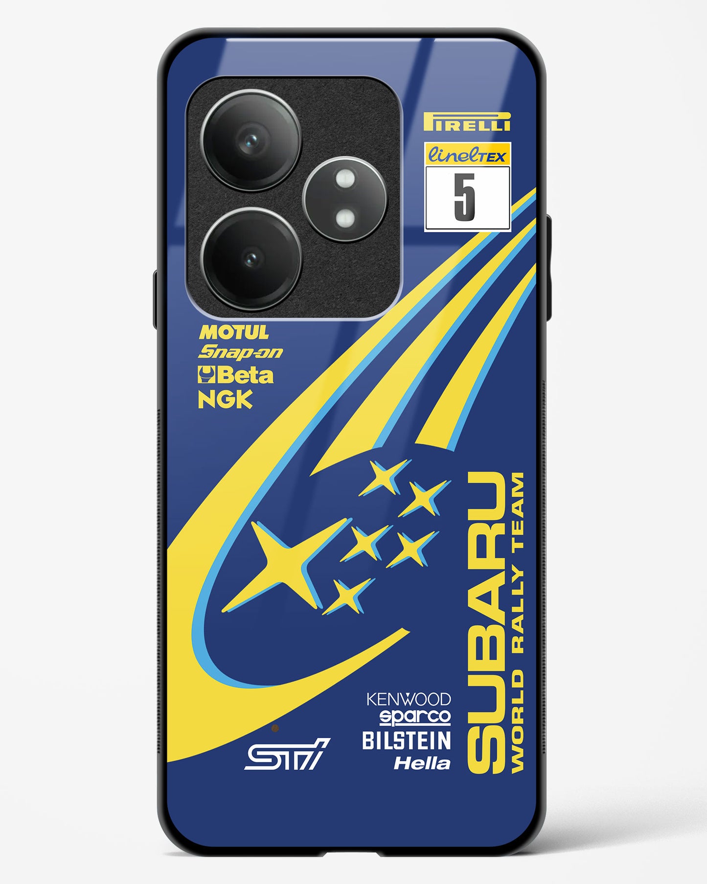 Subaru World Rally Team Glass Case Phone Cover