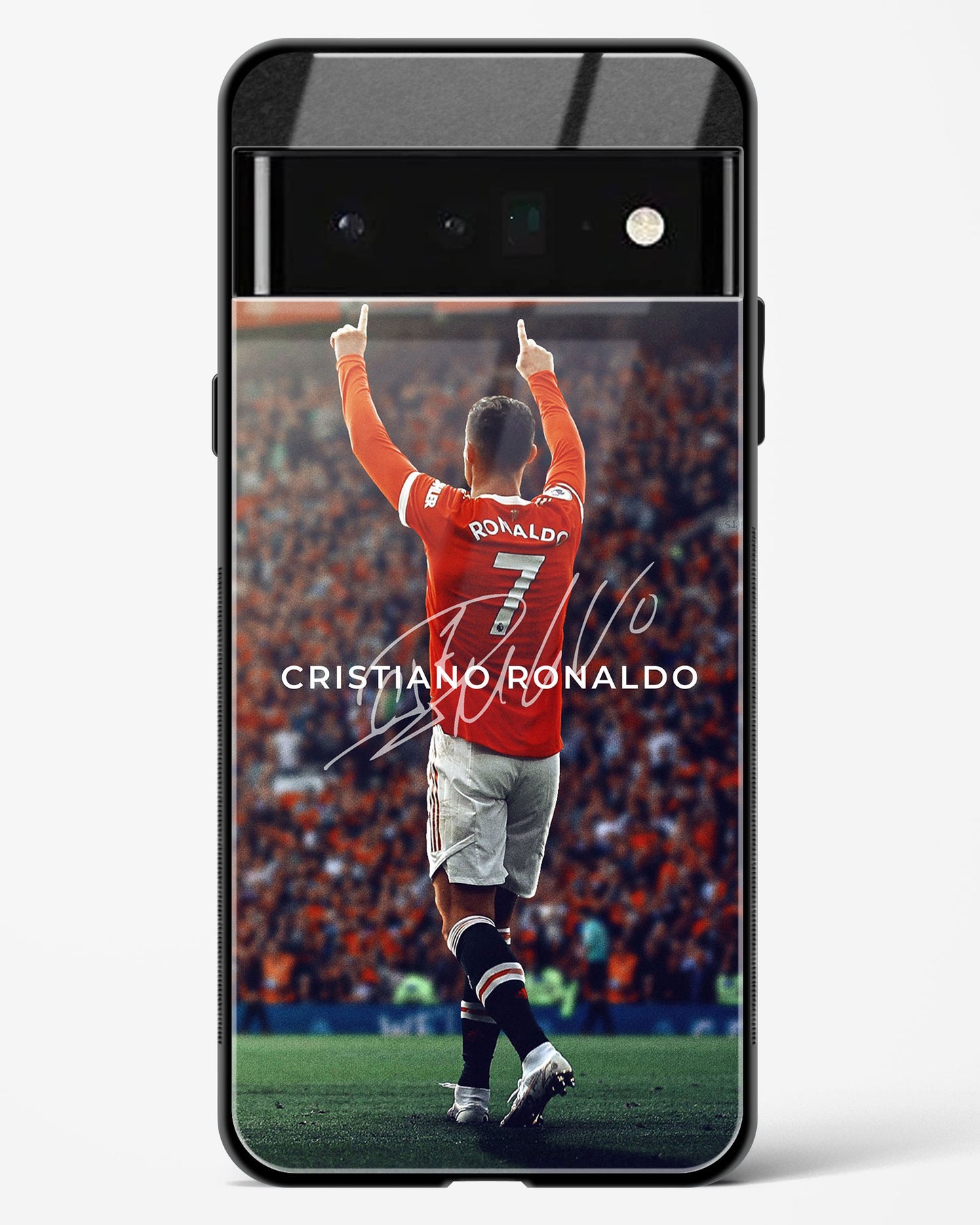 Cristiano Ronaldo Manchester United Glass Case Phone Cover