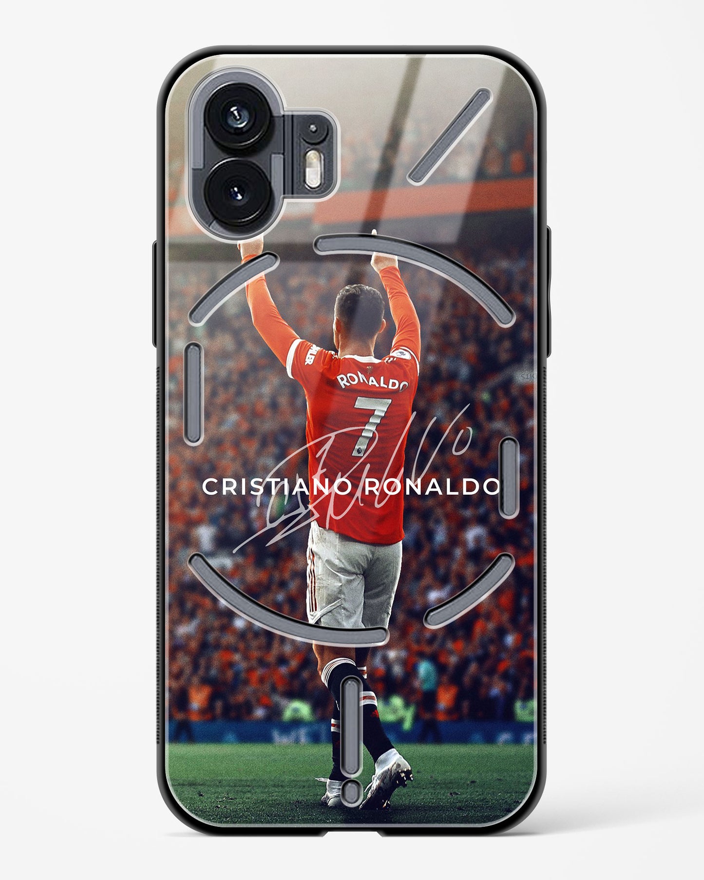 Cristiano Ronaldo Manchester United Glass Case Phone Cover