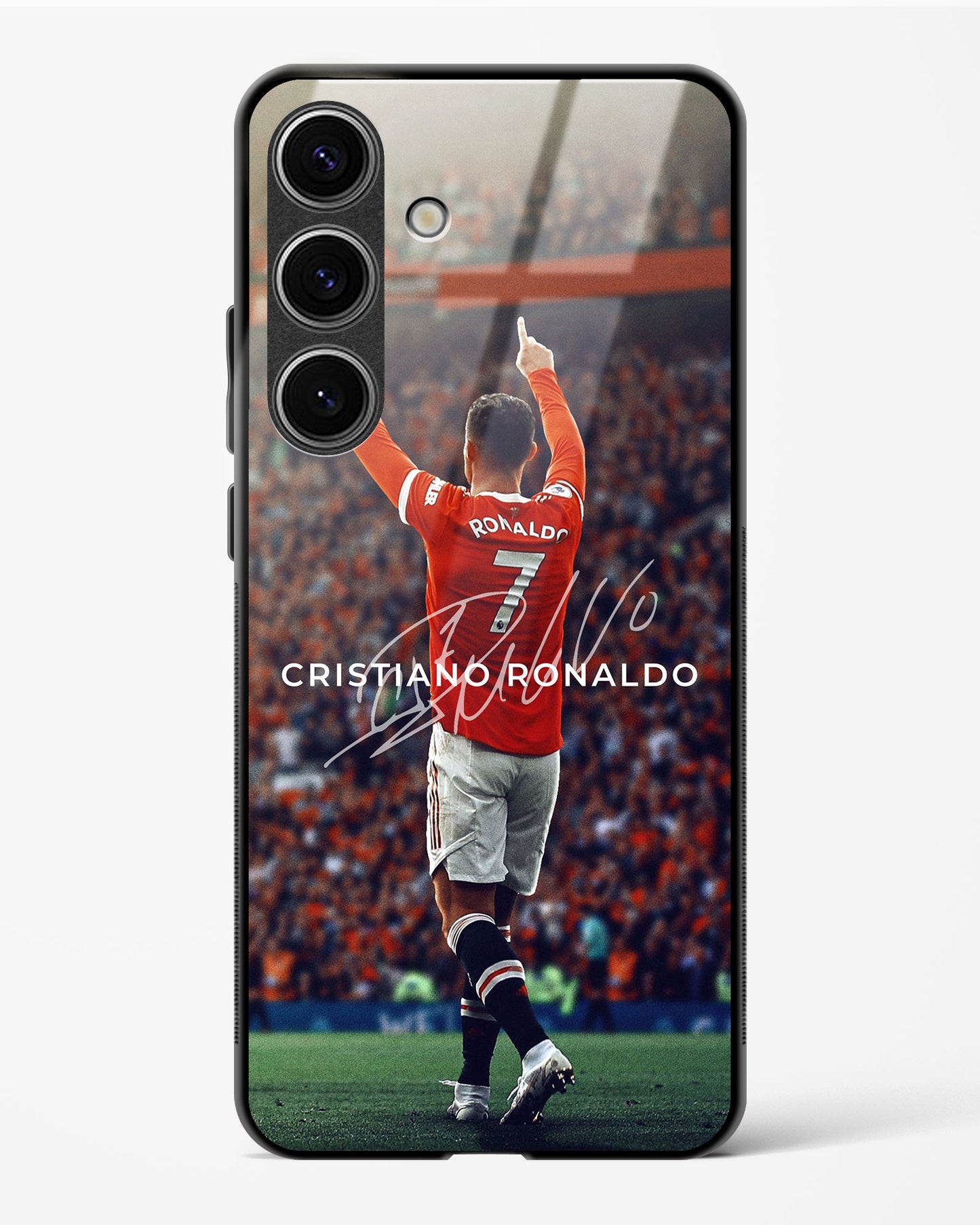 Cristiano Ronaldo Manchester United Glass Case Phone Cover