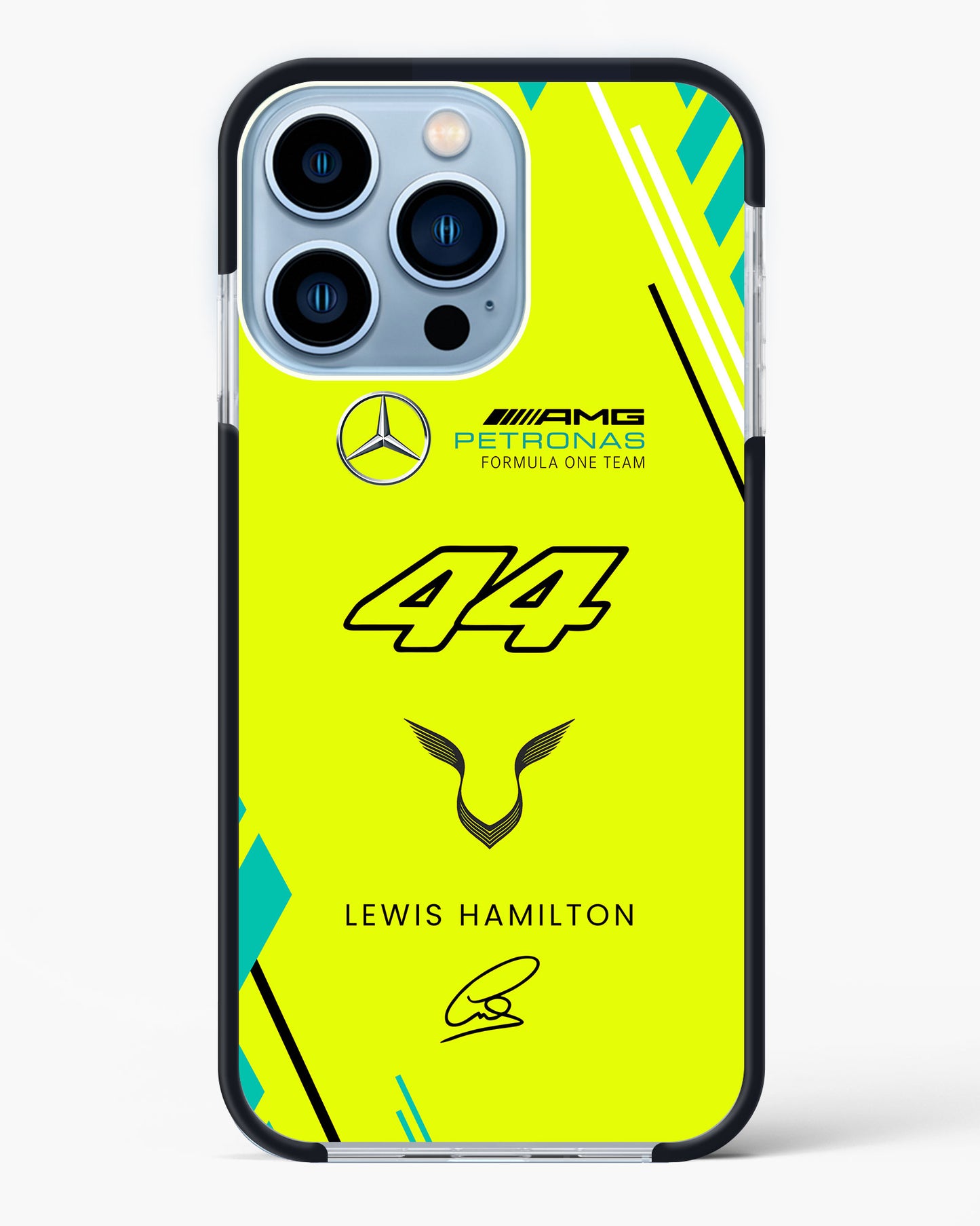 Lewis Hamilton 44 Mercedes Impact Case Phone Cover