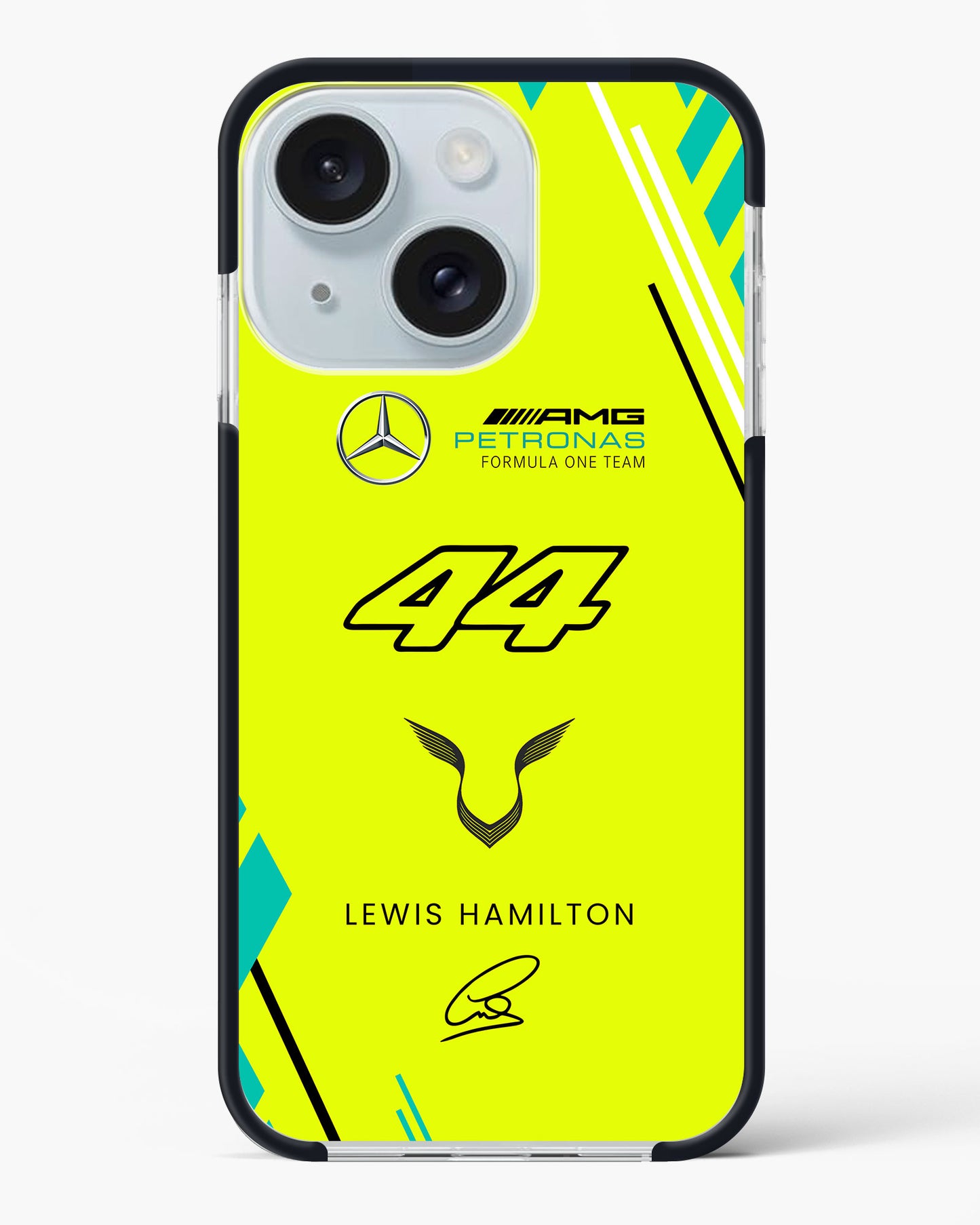 Lewis Hamilton 44 Mercedes Impact Case Phone Cover