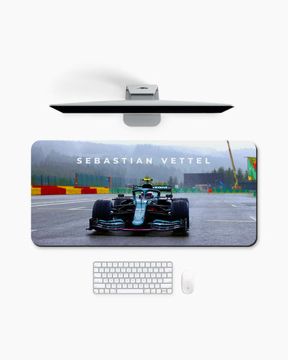 Sebastian Vettel AMR21 Desk Mat