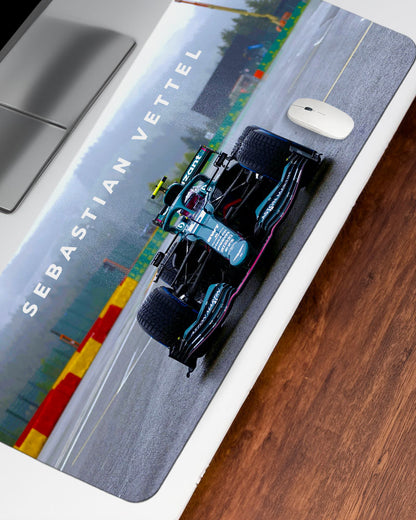 Sebastian Vettel AMR21 Desk Mat