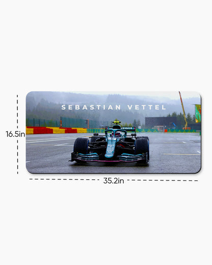 Sebastian Vettel AMR21 Desk Mat