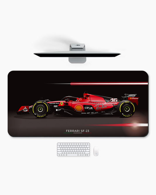 Charles Leclerc SF23 Desk Mat