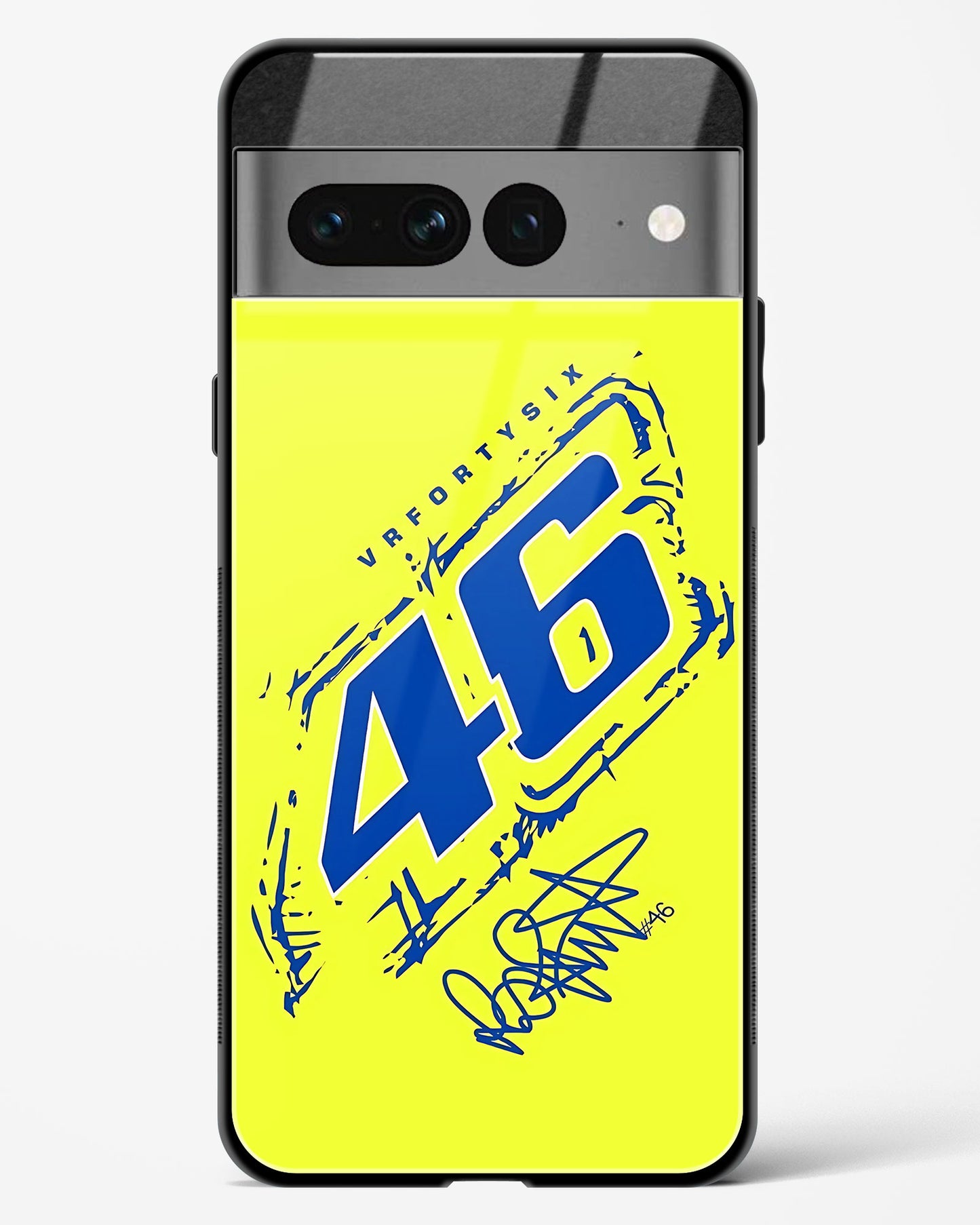 Valentino Rossi 46 Glass Case Phone Cover