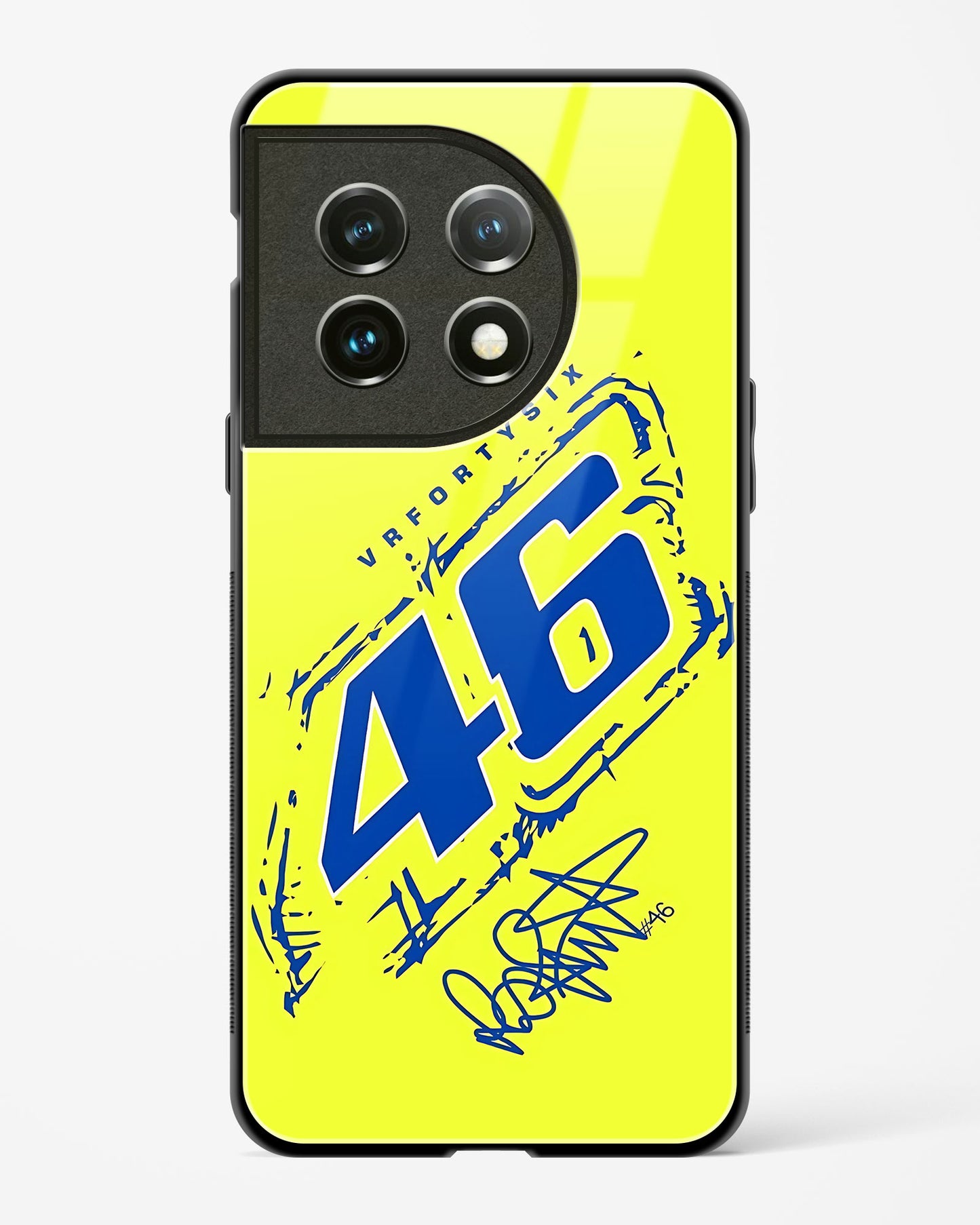 Valentino Rossi 46 Glass Case Phone Cover