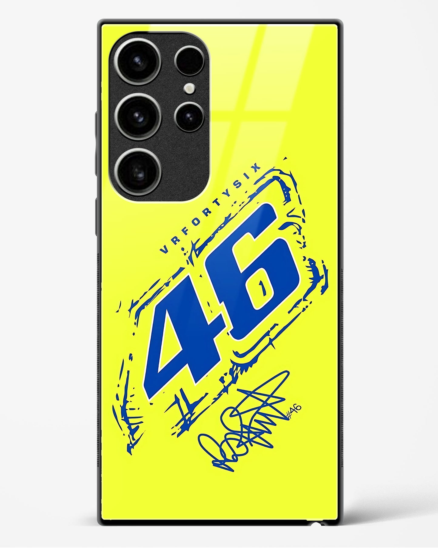 Valentino Rossi 46 Glass Case Phone Cover