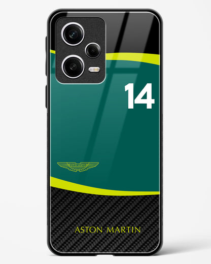 Fernando Alonso Aston Martin Glass Case Phone Cover