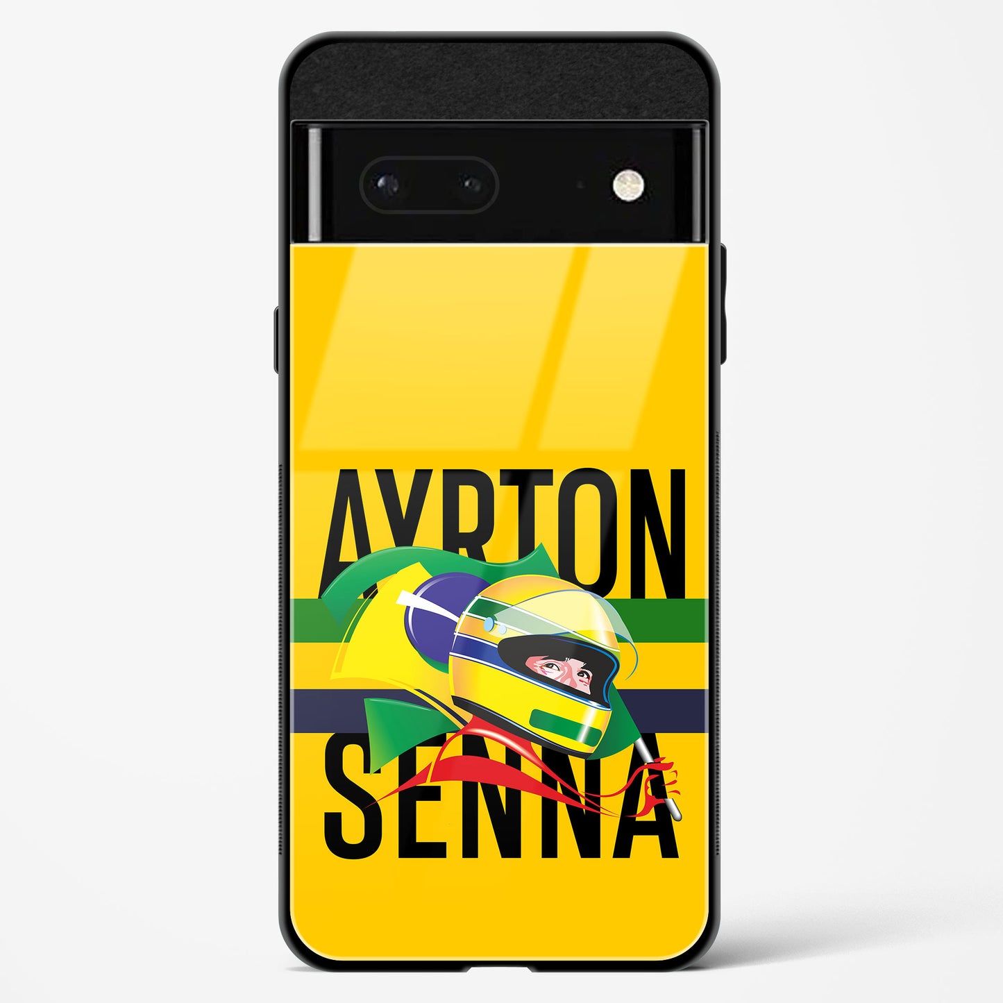 Ayrton Senna Glass Case Phone Cover