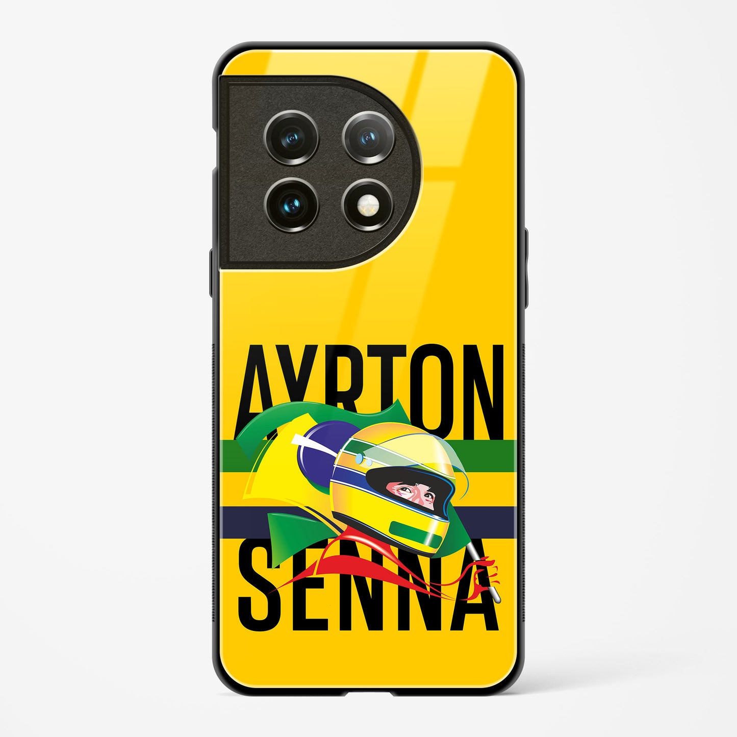 Ayrton Senna Glass Case Phone Cover