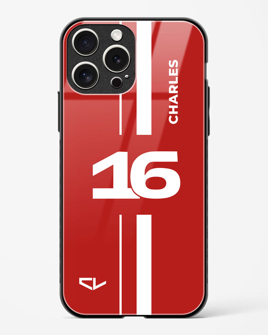 Charles Leclerc 16 Glass Case Phone Cover