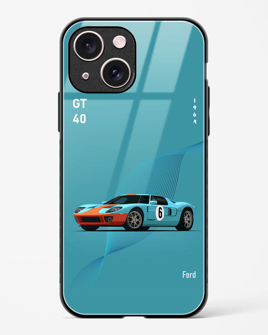 Ford GT40 Glass Case Phone Cover