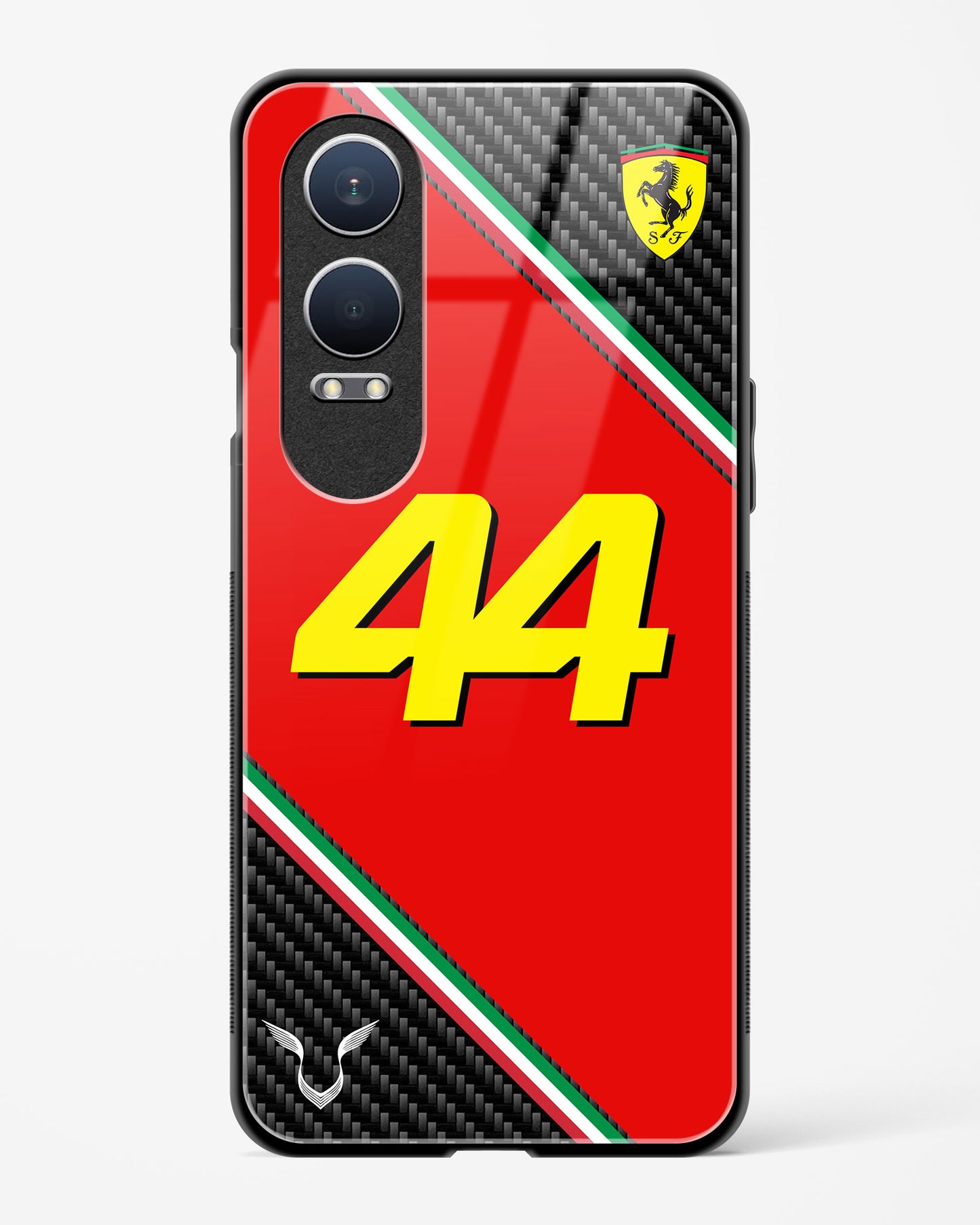 Lewis Hamilton 44 Ferrari Glass Case Phone Cover