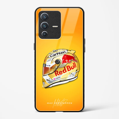 Max Verstappen Helmet Glass Case Phone Cover