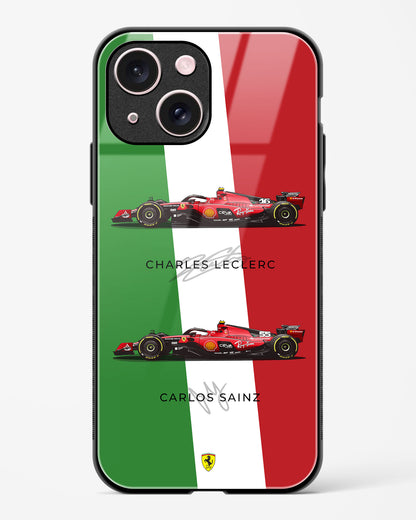 Charles Leclerc Carlos Sainz SF23 Glass Case Phone Cover