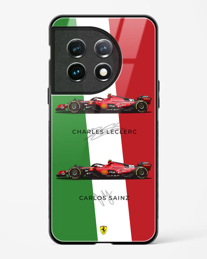 Charles Leclerc Carlos Sainz SF23 Glass Case Phone Cover