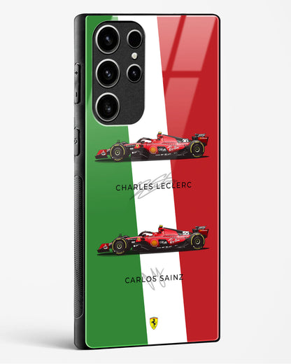 Charles Leclerc Carlos Sainz SF23 Glass Case Phone Cover