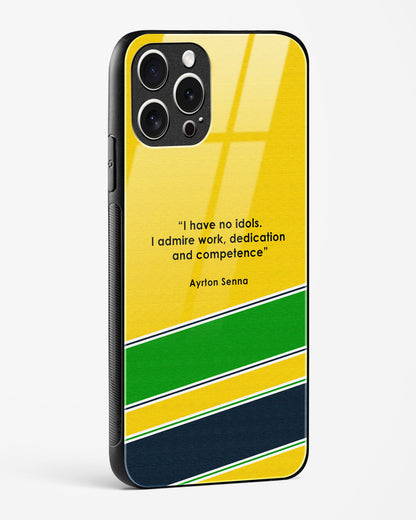 Ayrton Senna Quote Glass Case Phone Cover