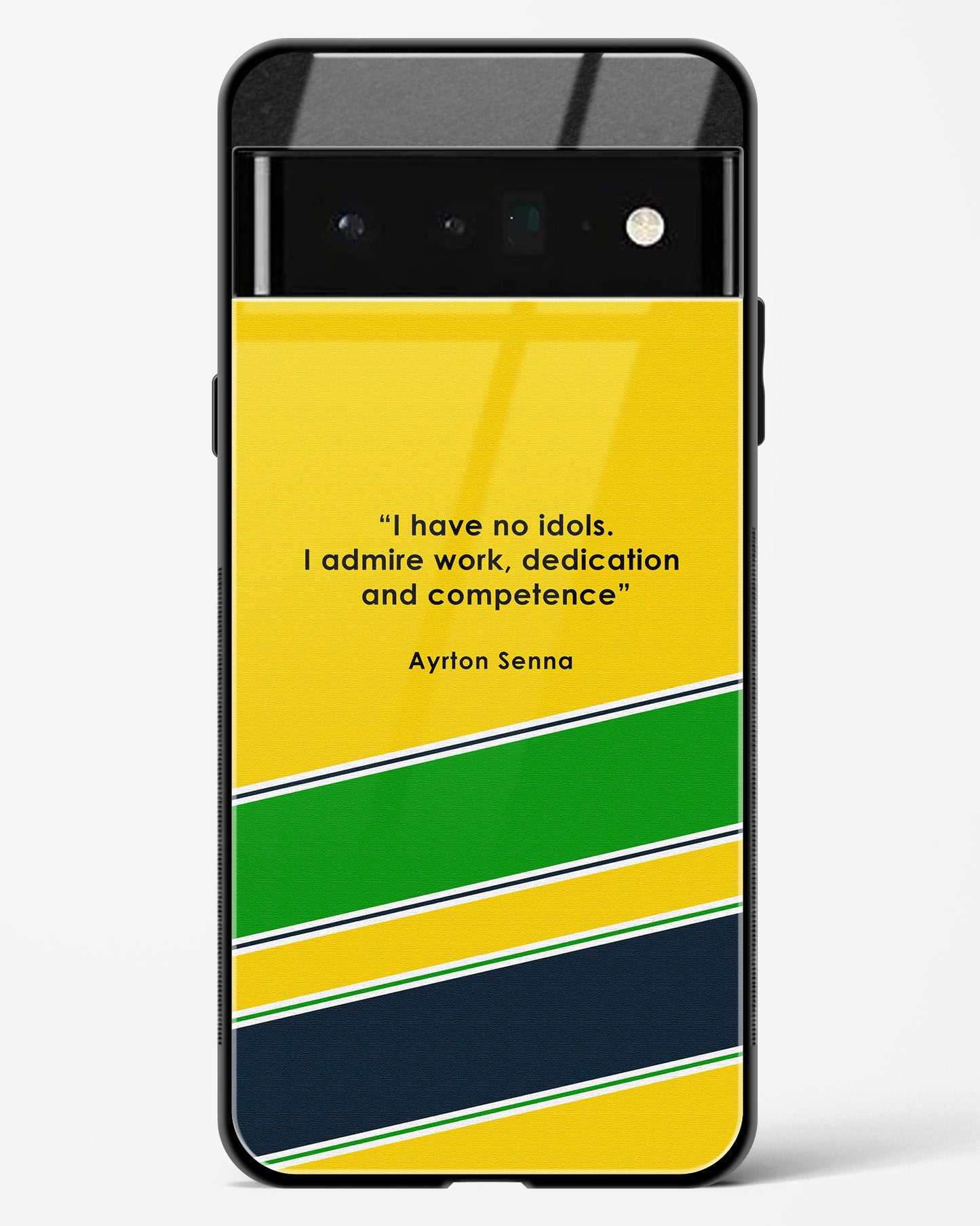 Ayrton Senna Quote Glass Case Phone Cover