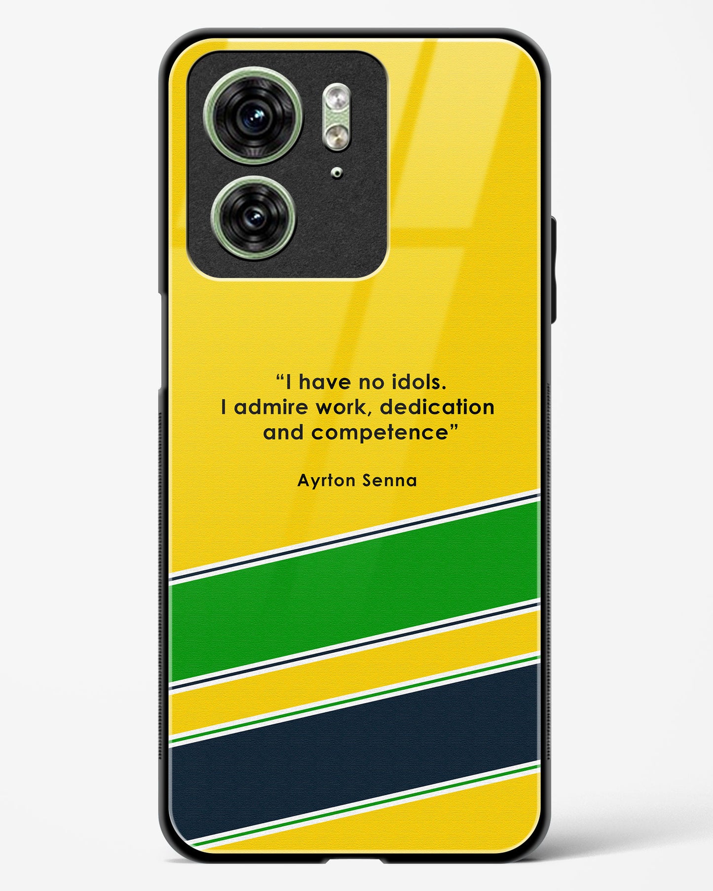 Ayrton Senna Quote Glass Case Phone Cover