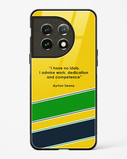 Ayrton Senna Quote Glass Case Phone Cover