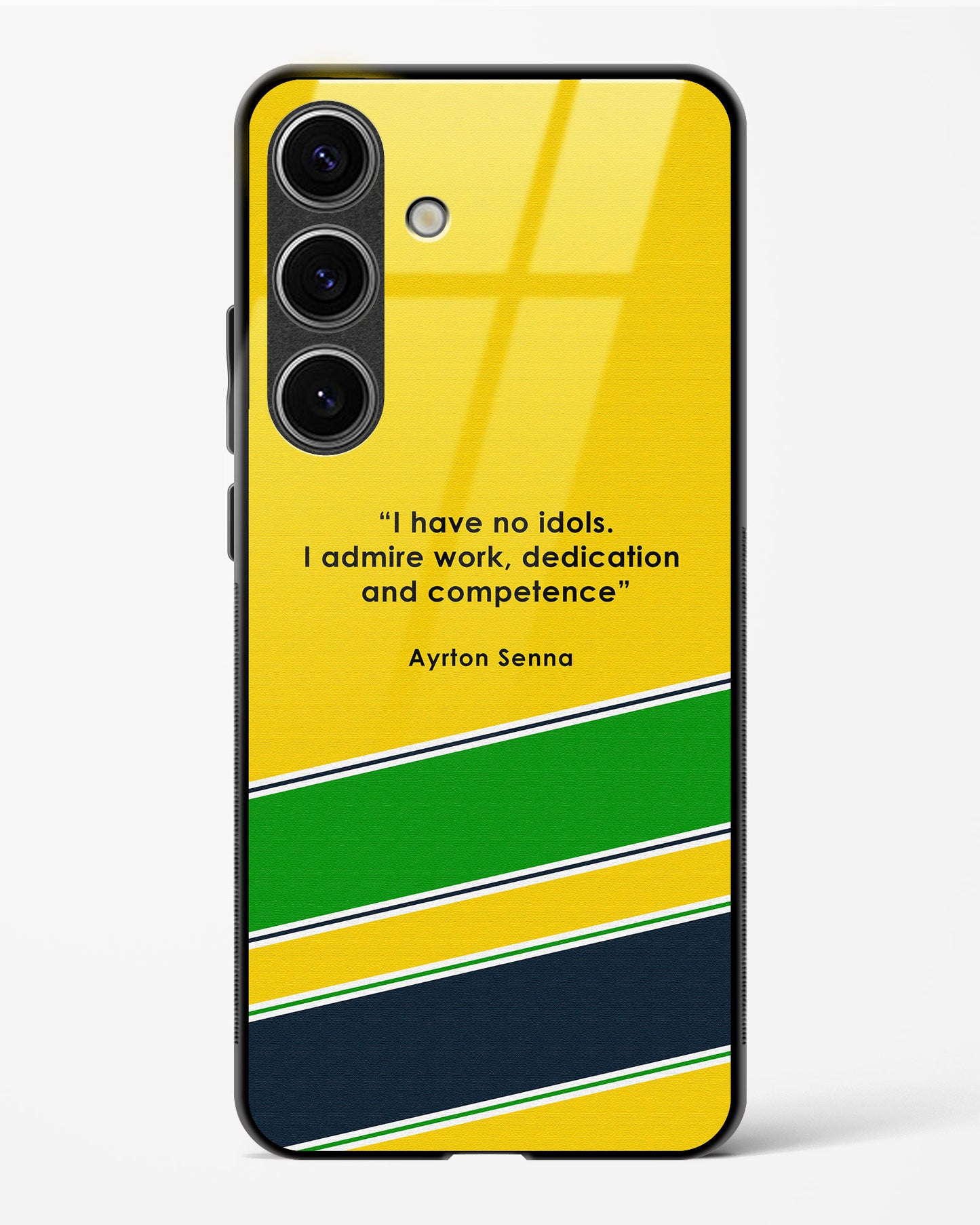 Ayrton Senna Quote Glass Case Phone Cover