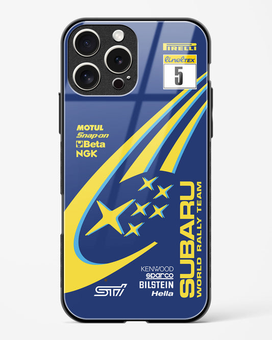 Subaru World Rally Team Glass Case Phone Cover