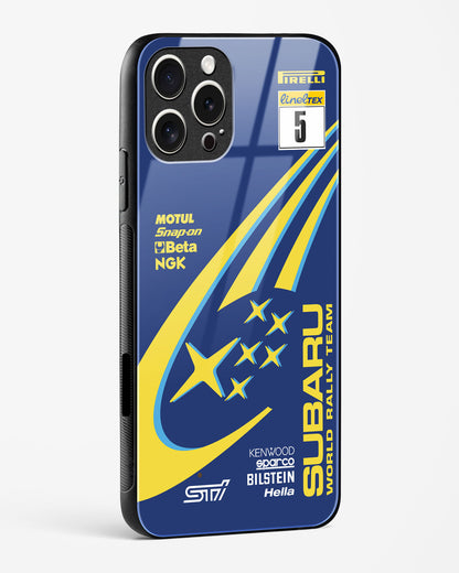 Subaru World Rally Team Glass Case Phone Cover