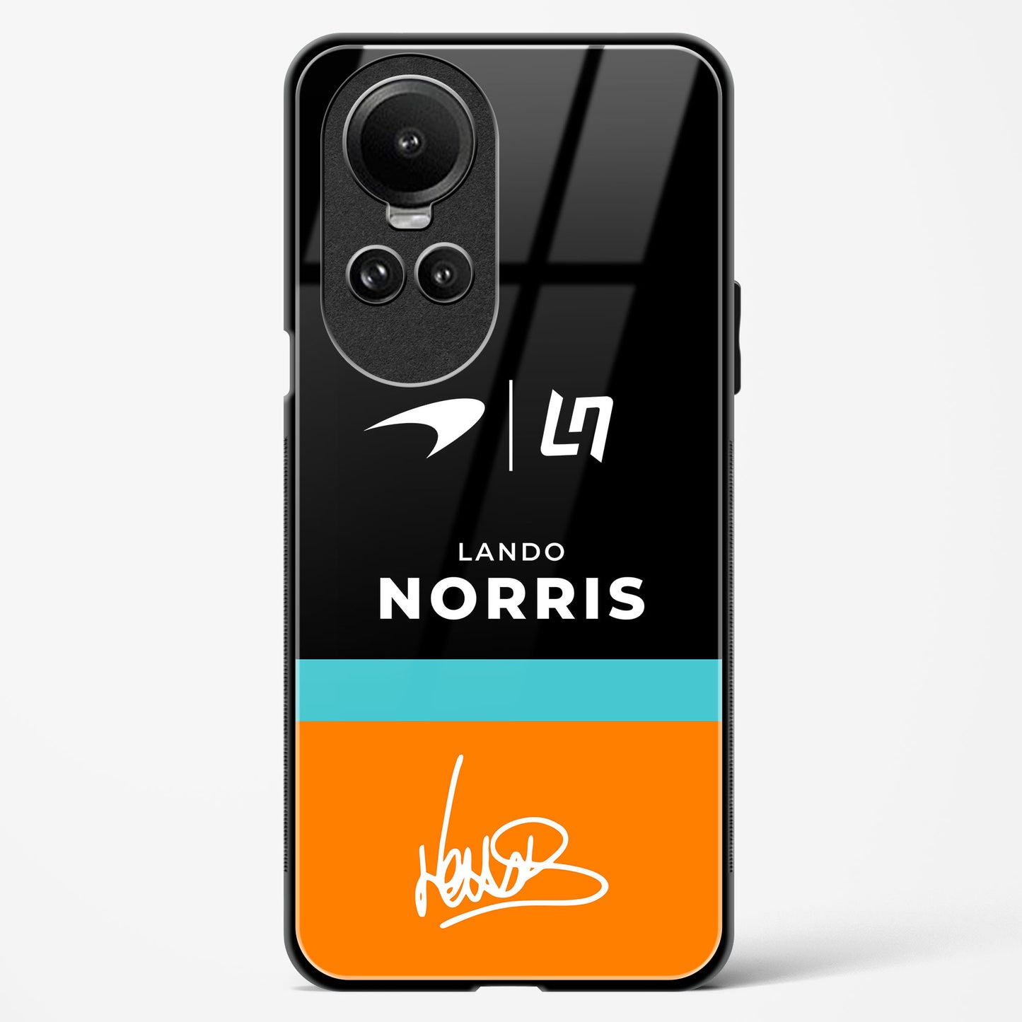 Lando Norris Mclaren Glass Case Phone Cover