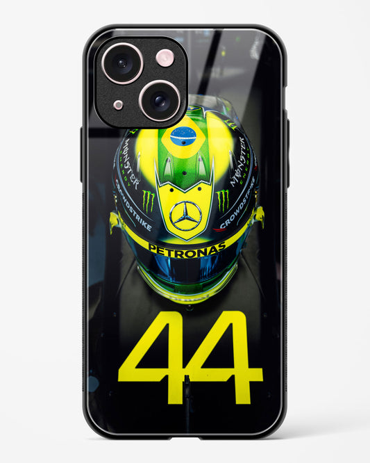 Lewis Hamilton Helmet Glass Case Phone Cover