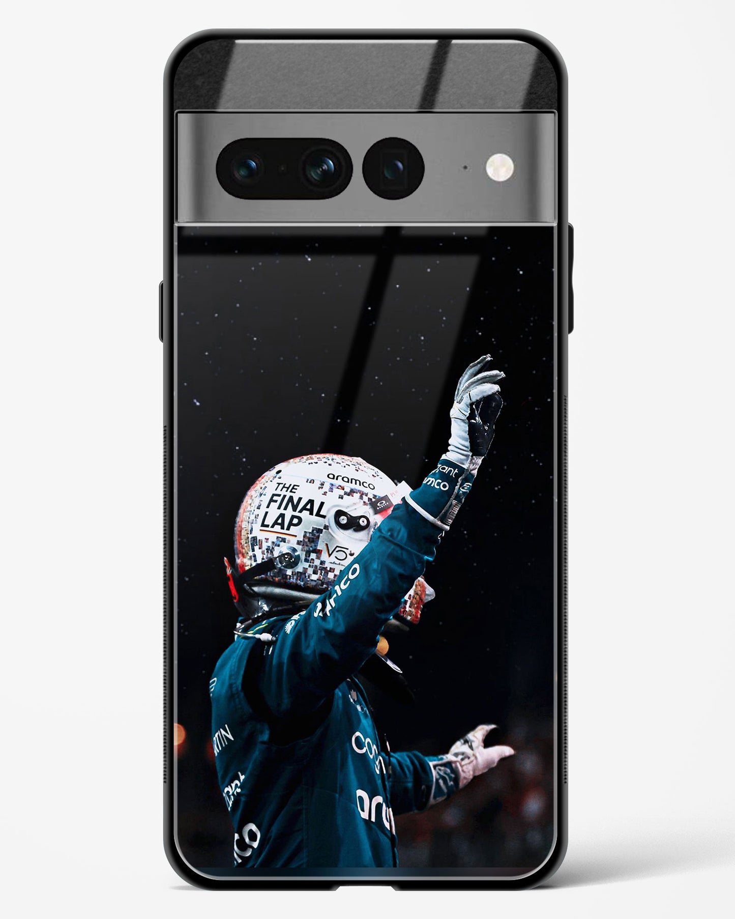 The Final Lap Glass Case Phone Cover