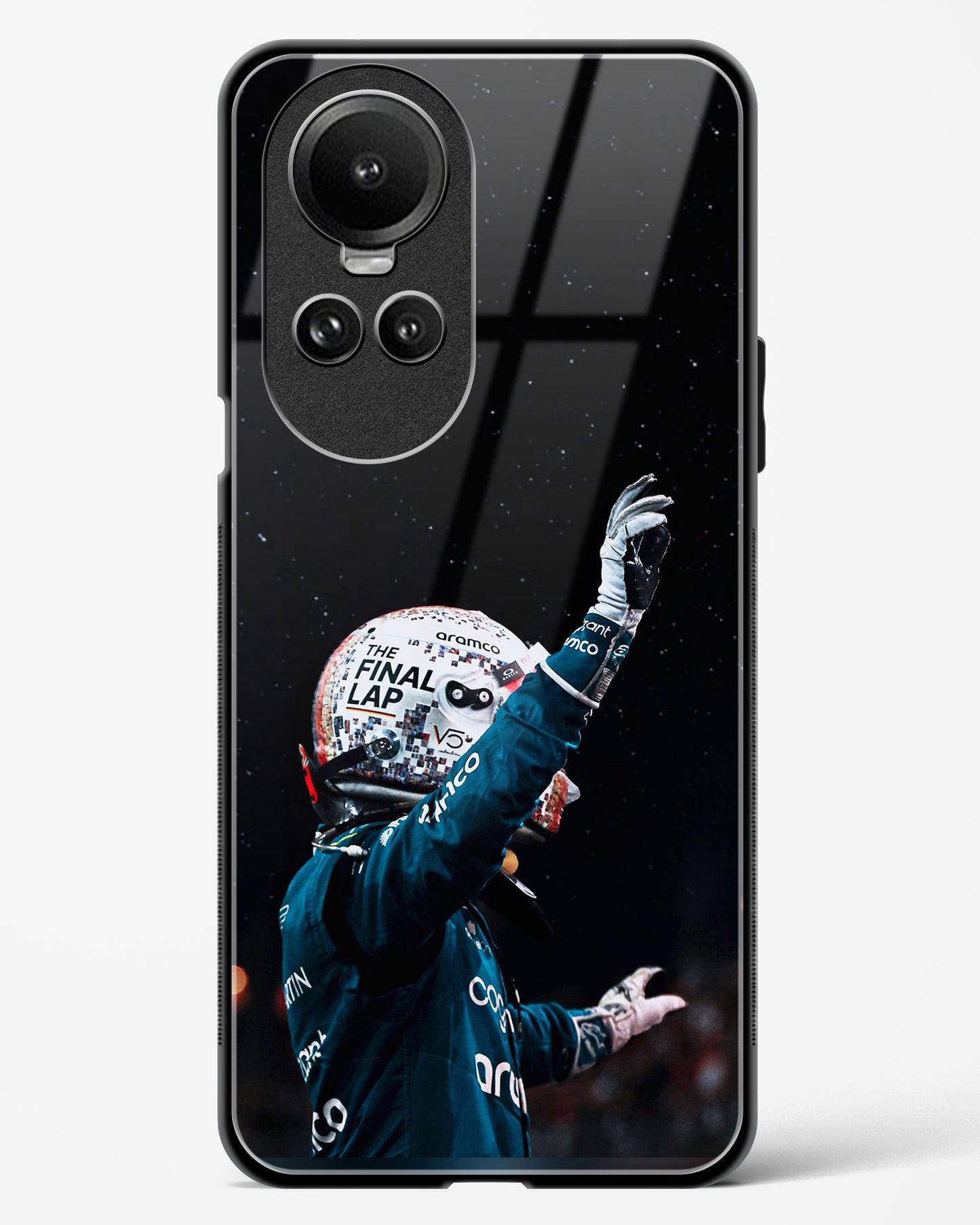 The Final Lap Glass Case Phone Cover